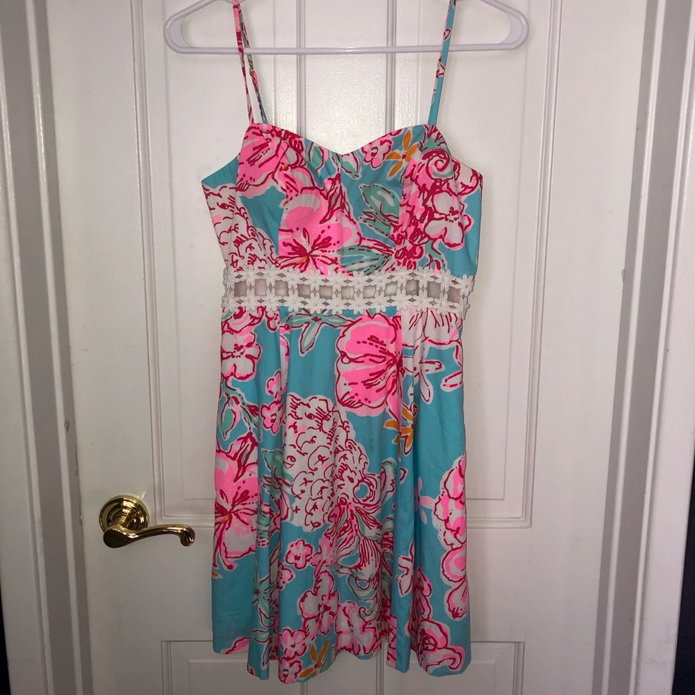 Lily pullitzer floral print dress